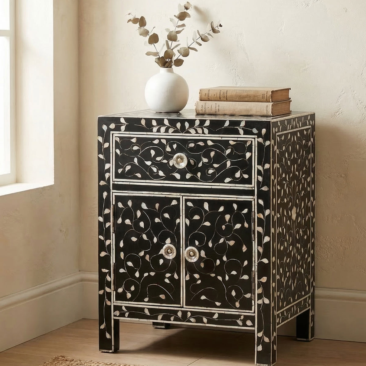 Eclat MOP Inlay Side Table – Contrast Living