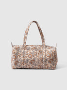 Printed cotton duffle bag 
